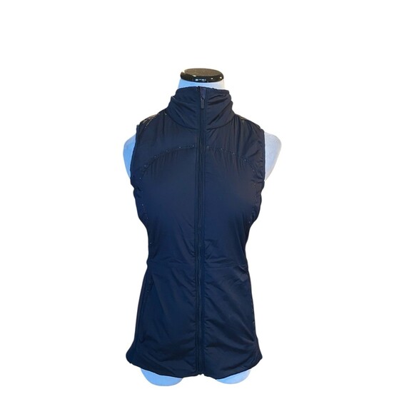 Lululemon Jackets & Blazers - Lululemon Women Run For Cold Vest Size 6 Blue insulated Waterproof Pockets Light